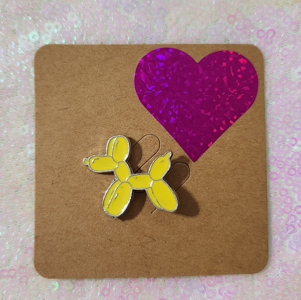 Balloon Dog Lapel Pin